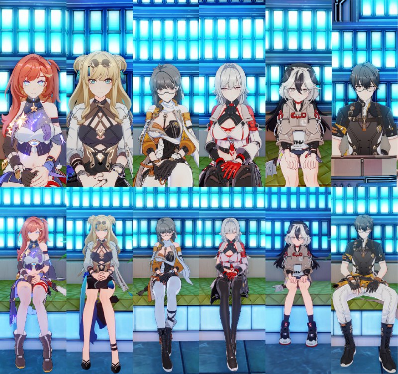 [HI3 - 7.3 BETA] Sitting(I was bored, don't mind me.)