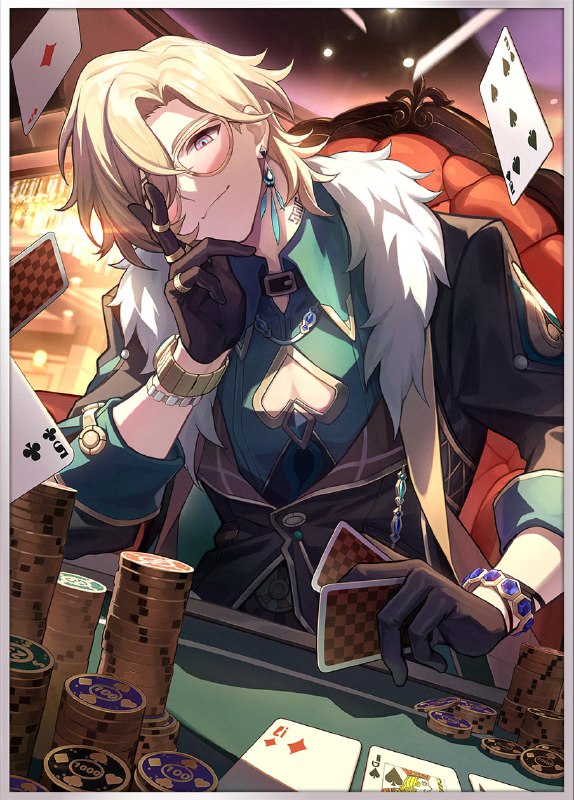 [HSR - 2.1 BETA] Aventurine Splash Art / Eidolons / Light Cone[HSR - 2.1 BETA] Aventurine Splash Art / Eidolons / Light Cone