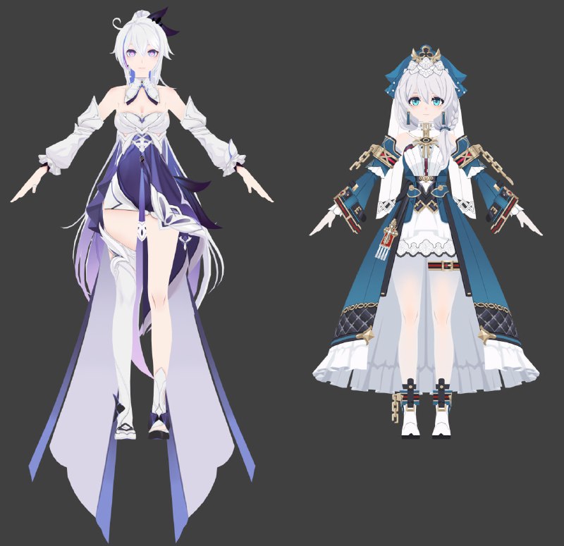 [HI3 - 7.6 BETA] Kiana / Theresa NPC Models(better ver from my friend later yada yada.)