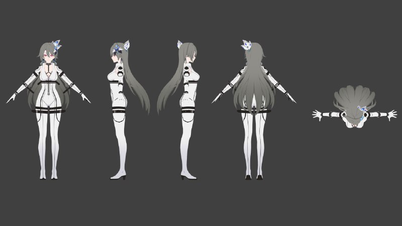 [HI3 - 7.7 BETA] Vita (NPC) RenderI wasn't going to but Vita is stronger than me...