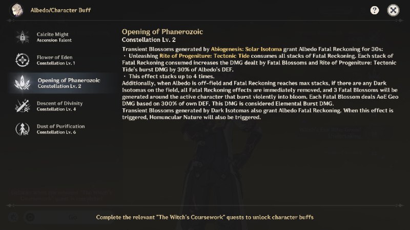 [GI - 6.2 BETA] Albedo Buff UI[GI - 6.2 BETA] Albedo Buff UI