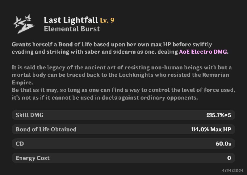 Clorinde 5* ElectroClorinde 5* Electro