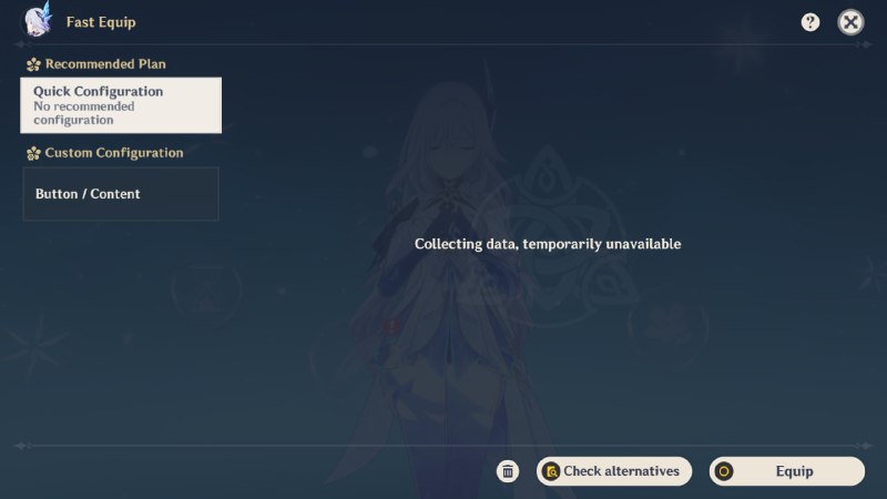 Fast Equip menu was redesigned.EDIT: From talking to testers, at the moment you can do multiple Custom Configurations (same as usual) but nothing more at the moment in current version.EDIT 2: Nothingburger.