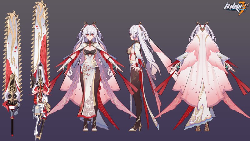 [HI3 - 8.1 BETA] Lunar Vow Skin RenderThanks to Chi and Hoyotoon.
